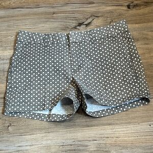 GAP Women's Black Patterned Bike Shorts